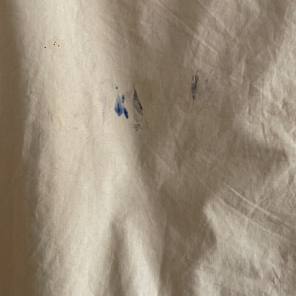 Vintage Ysl 90s windbreaker hidden hood yellow and blue George Constanza - Picture 6 of 8